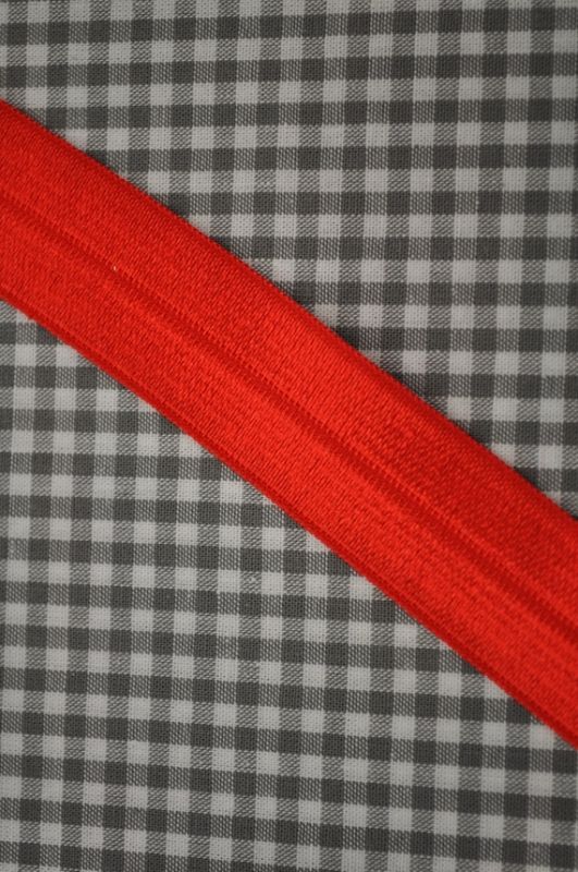 Elastisches Einfassband 20mm rot