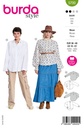 Schnittmuster Blusen Burda 5700