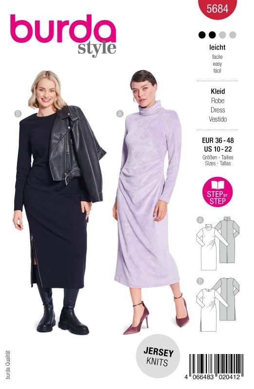 Schnittmuster Kleider Burda 5684