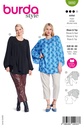 Schnittmuster Bluse / Shirt Burda 5692