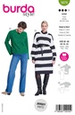 Schnittmuster Kleid / Pullover Burda 5679