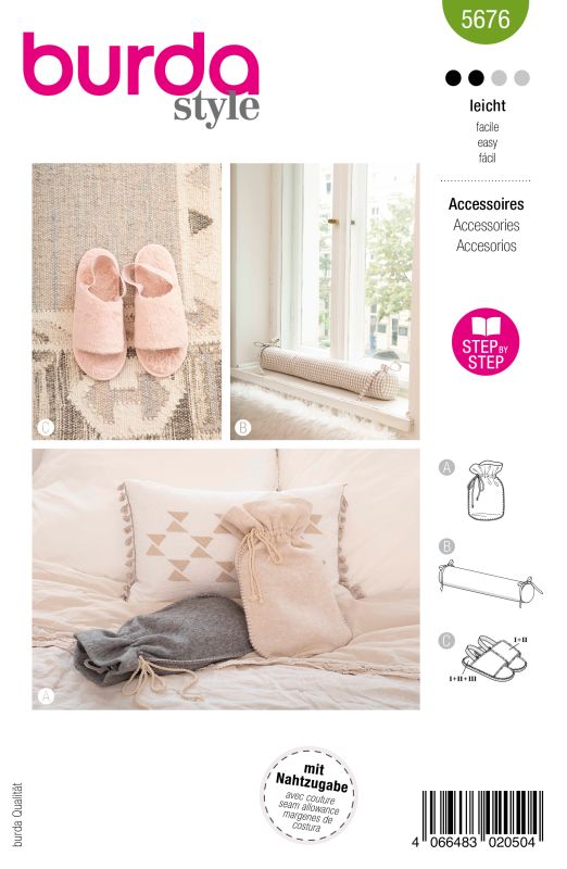 Schnittmuster Homedeko Burda 5676
