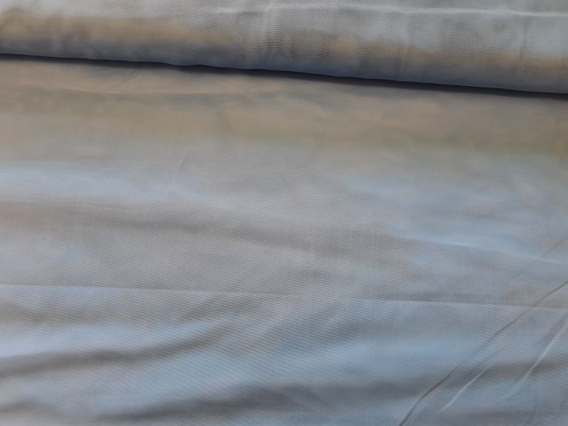 Polyester Voile Uni Himmelblau