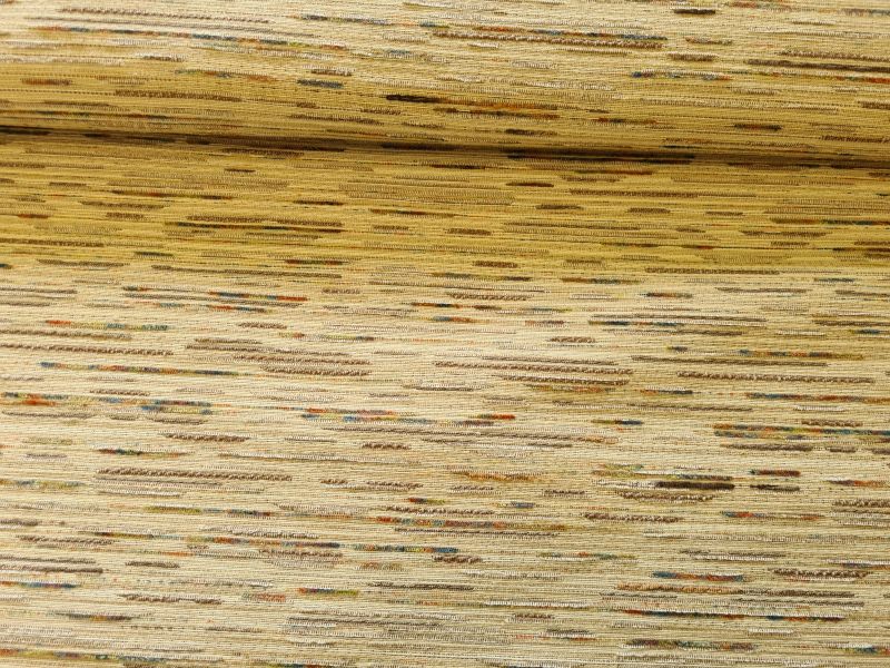 Schwerer Polsterstoff Streifen Erdtöne