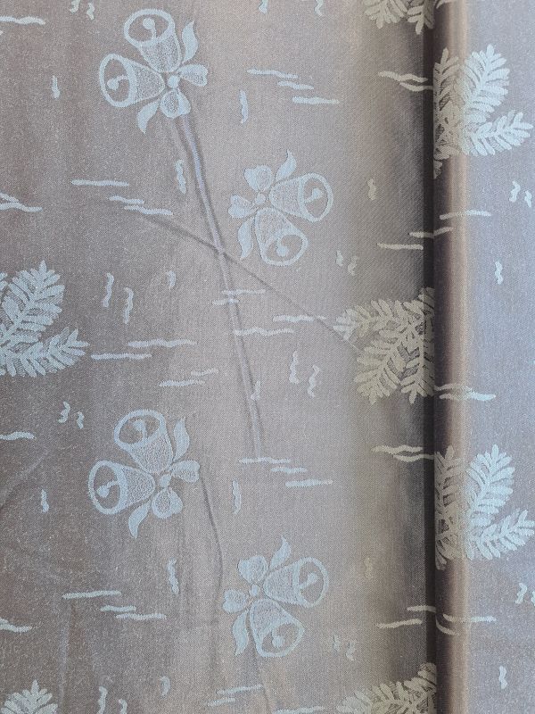 Weihnachts Damast Glocken Marine