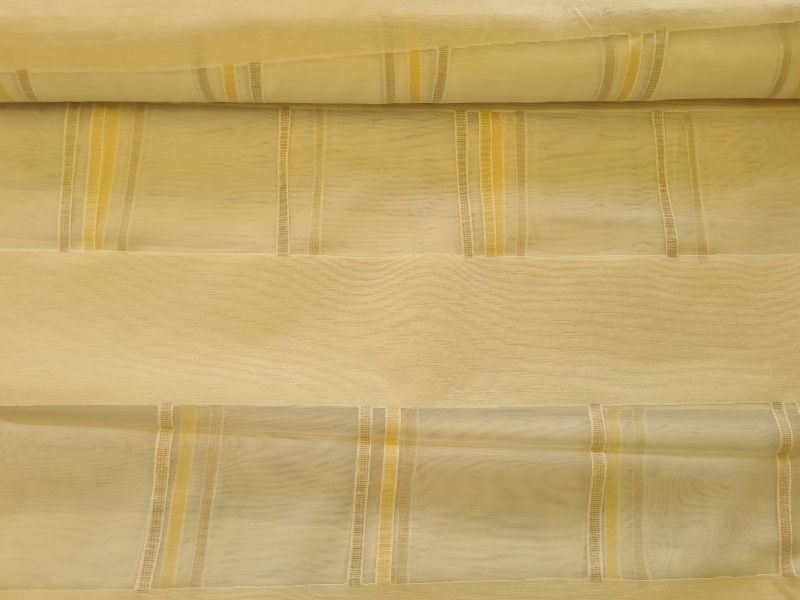 Polyster Gardine 1 creme mit Gewicht 250 cm breit