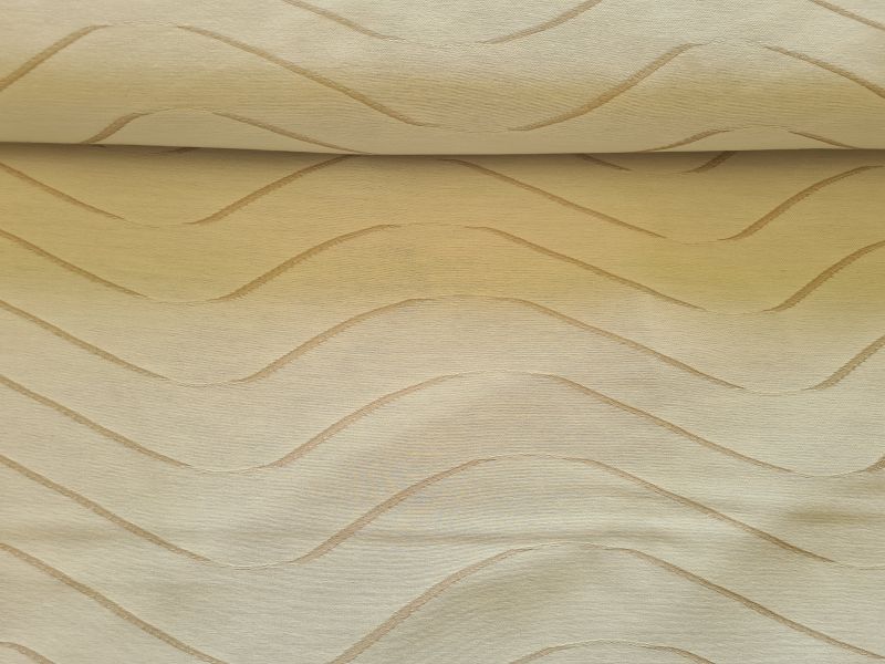 Deko/Jaquard Wellen Creme