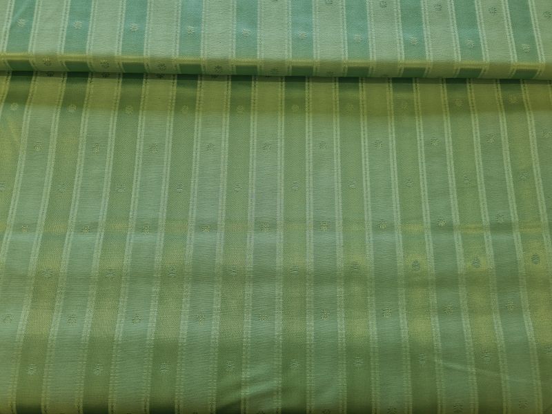 Edeler Deko Jaquard Streifen hell Petrol