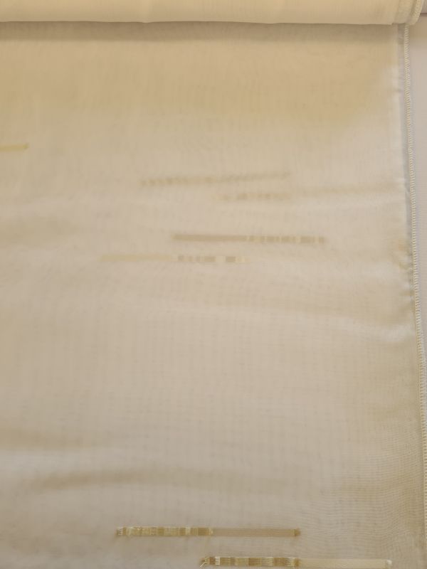 Polyster Gardine 17 leichte Streifen mit Gewicht 250 cm breit