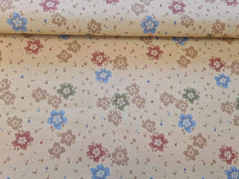 Gobelin Blümchen Gelb