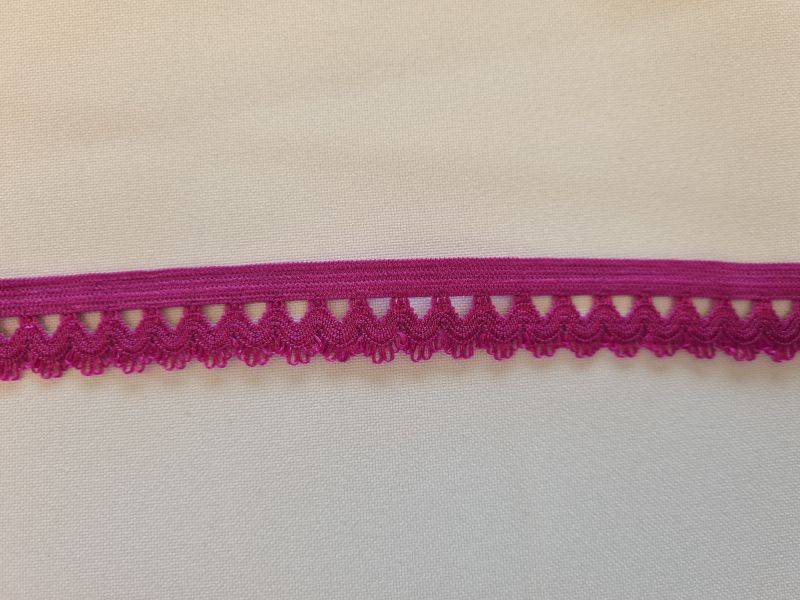 Unterwäschengummi/Rüschengummi 15mm hell lila