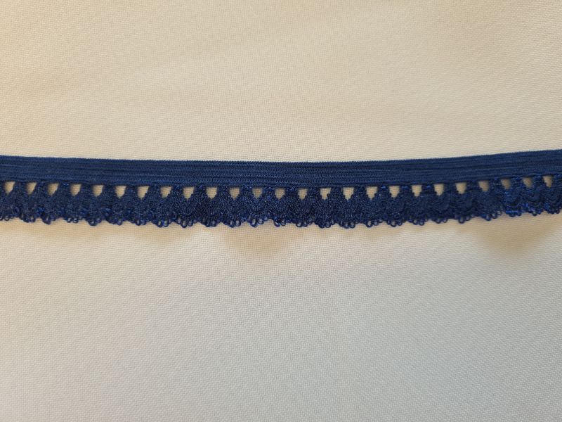 Unterwäschengummi/Rüschengummi 15mm Blau