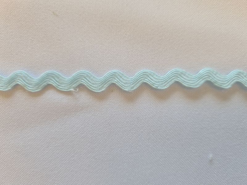 Zackenlitze 5mm Hellblau