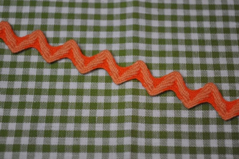 Multicolour Zackenlitze orange