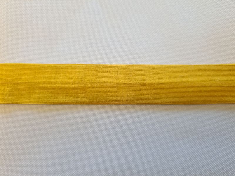 Jersey Schrägband 20 mmn Senf