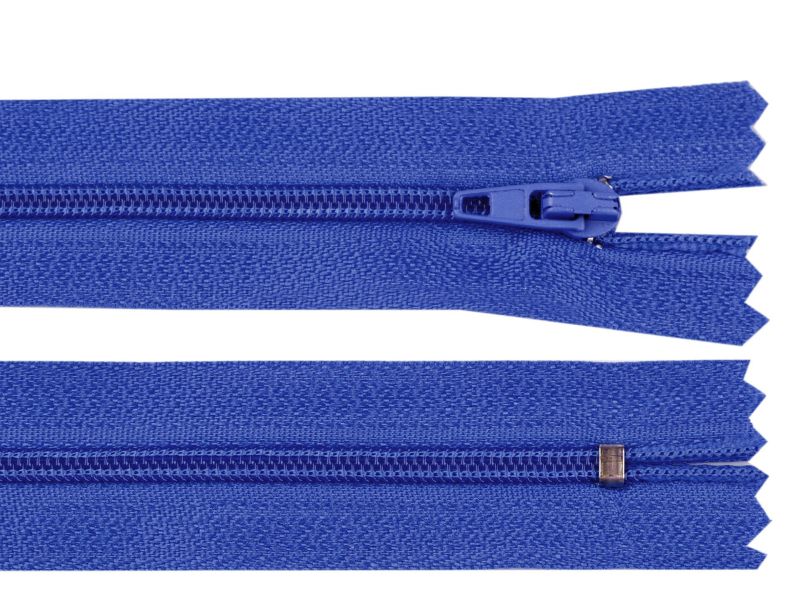 Reißverschluss nicht teilbar 14 cm Royalblau