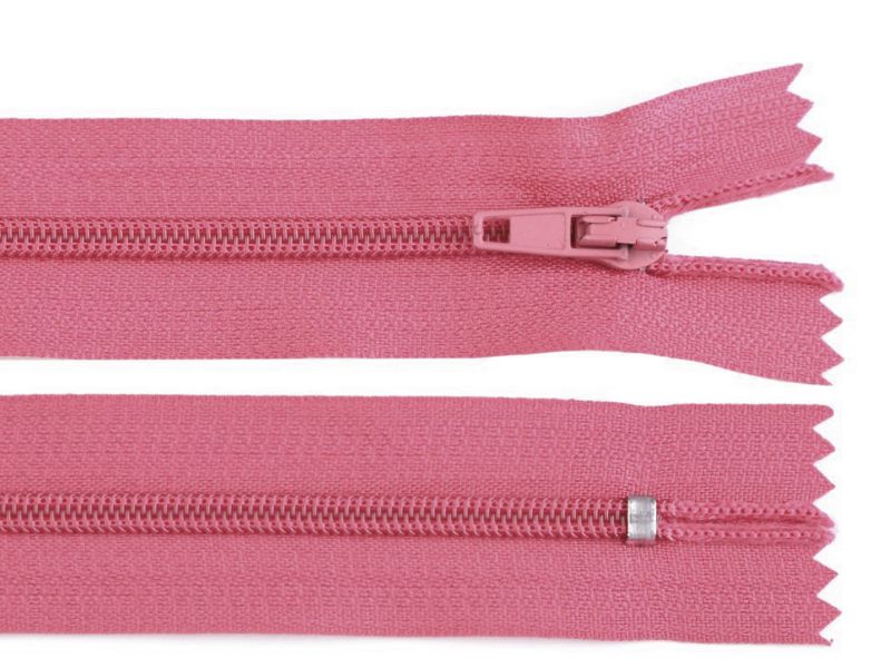 Reißverschluss nicht teilbar 18 cm Dkl. Rosa