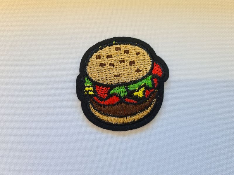 Applikation/Bügelbild Hamburger