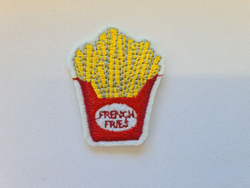 Applikation/Bügelbild Pommes