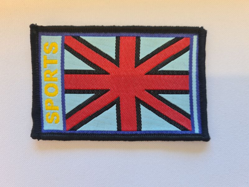 Applikation/Bügelbild Flagge Sports