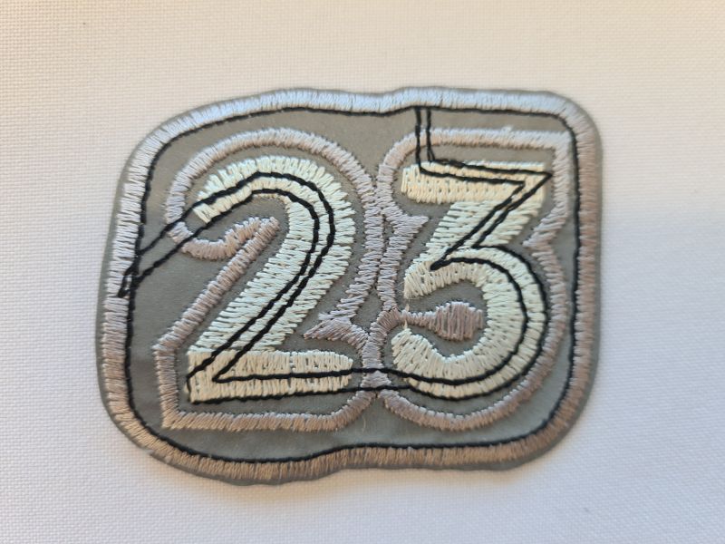 Applikation/Bügelbild Reflektor 23