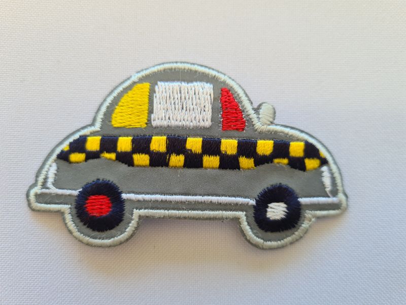 Applikation/Bügelbild Reflektor Auto