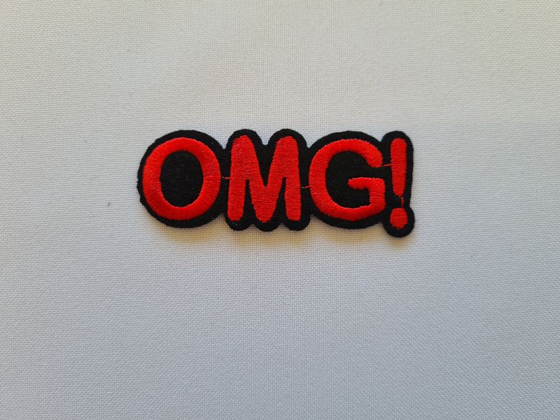 Applikation/Bügelbild OMG