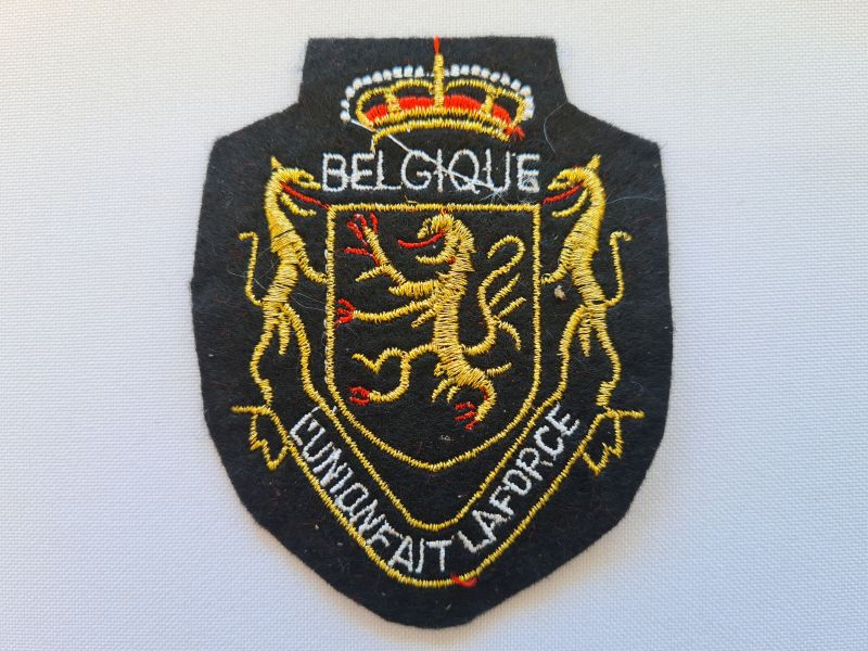 Applikation/Bügelbild Wappen Belgique