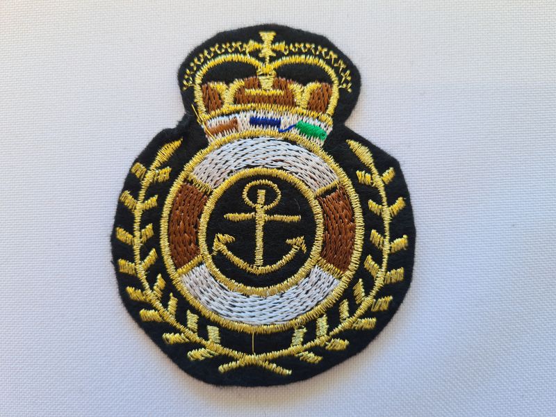 Applikation/Bügelbild Wappen Anker Rettungsring Krone