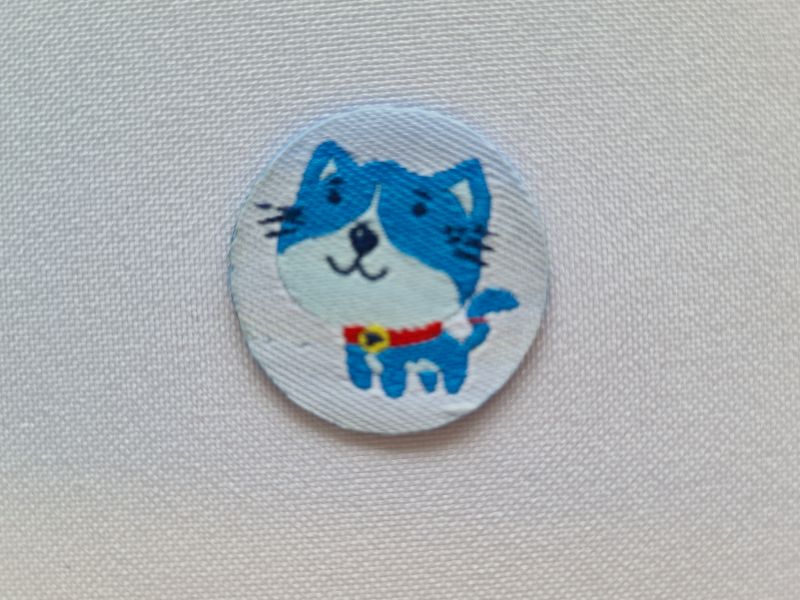 Applikation/Bügelbild Mini Katze