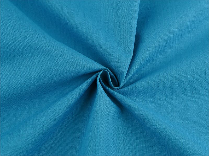 Baumwollstoff Uni Breite 220 cm Türkisblau