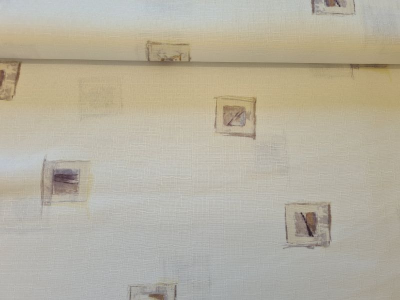 Dekostoff mit Dekowebung und Muster Ecur