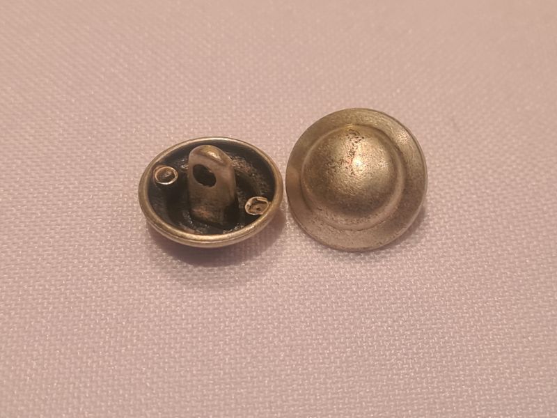 Knopf 13mm Öse Metall Ufo Silber Matt