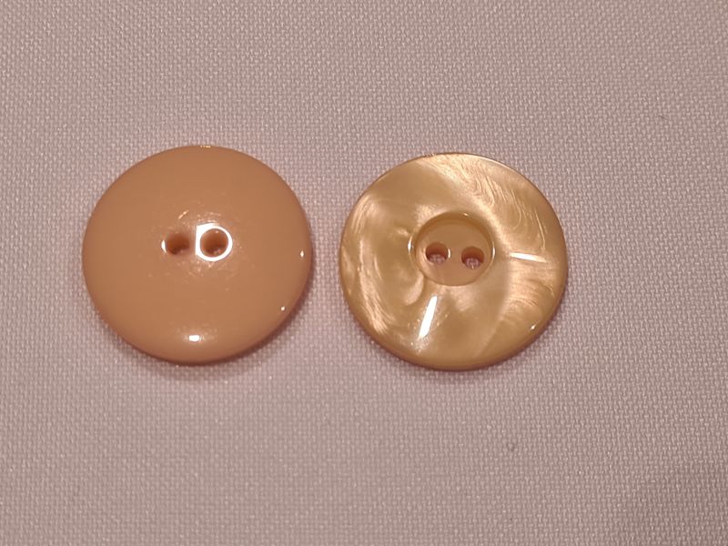 Knopf 23mm 2-Loch Perlmutt Imitat rosa