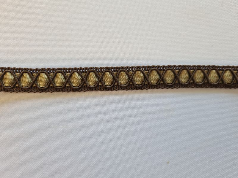 Borte 12mm mit Aufgewebtem Muster