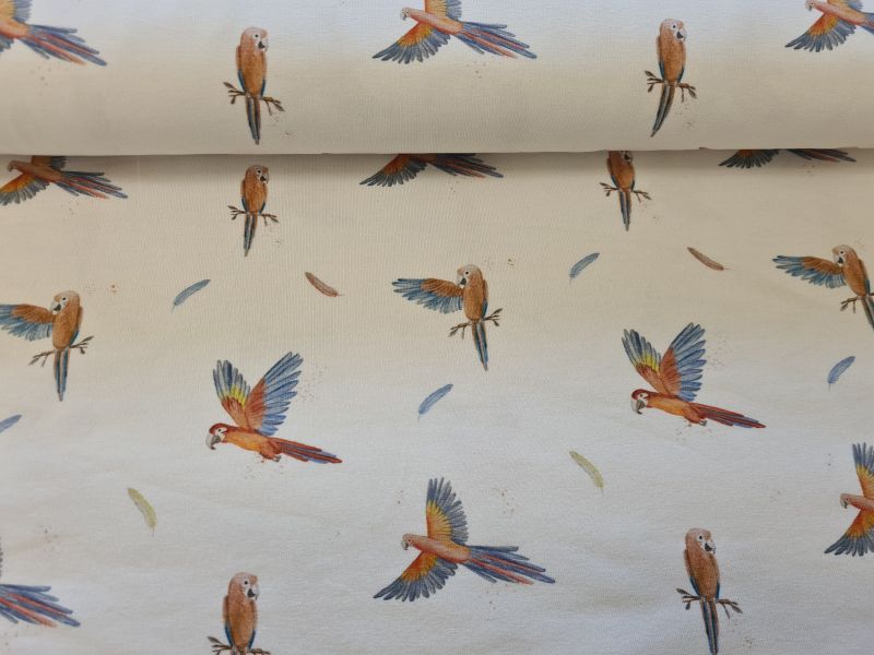 Jersey Wild Animals by Cristiane Zielinski Papagei Weiß