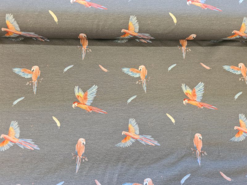 Jersey Wild Animals by Cristiane Zielinski Papagei Grau