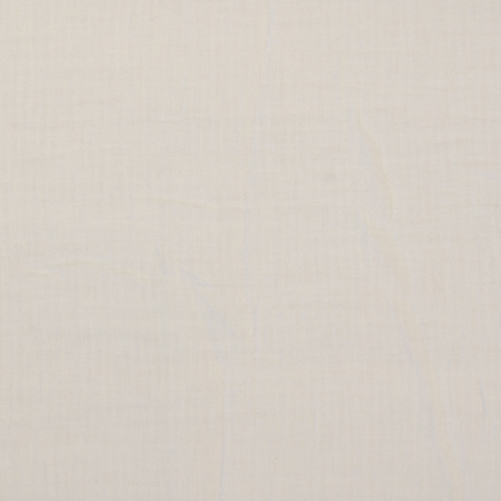 [FAB-00007-B-11-0601] Double Gauze (Musselin) uni ivory