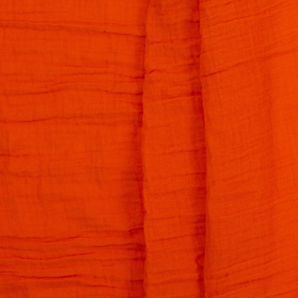 [FAB-00007-B-17-1464] Double Gauze (Musselin) uni orange