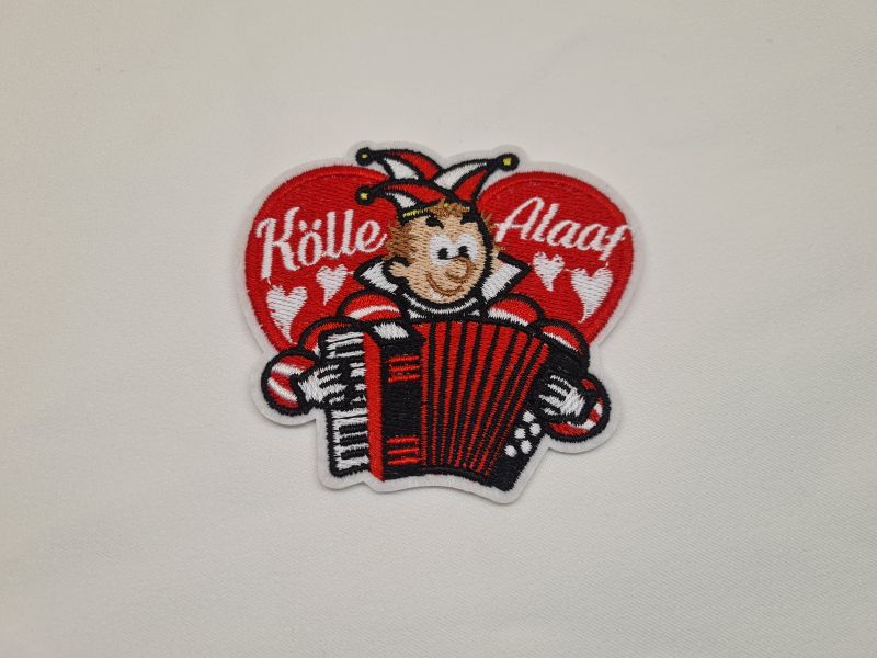 Applikation/Bügelbild Karneval Akordeon