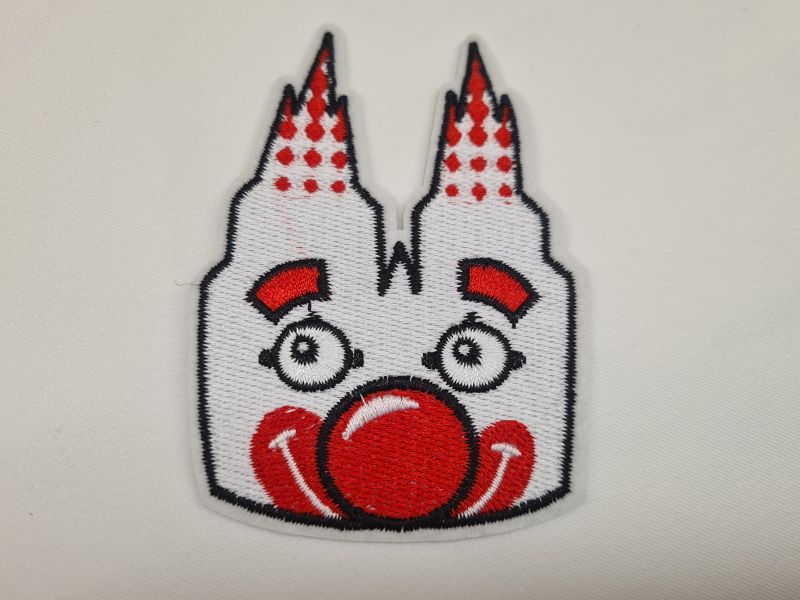 Applikation/Bügelbild Karneval Dom Nase