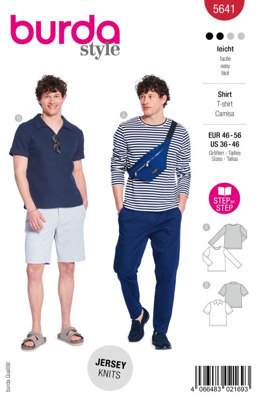 Schnittmuster Shirt Burda 5641