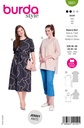 Schnittmuster Kleid & Shirt Burda 5651