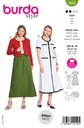 Schnittmuster Kleid & Strickjacke Burda 5652