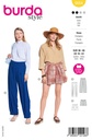 Schnittmuster Hose Burda 5654