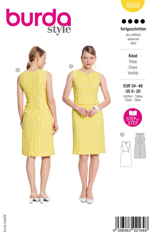 Schnittmuster Kleid Burda 5659