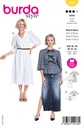 Schnittmuster Kleid & Bluse Burda 5669