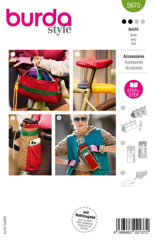 Schnittmuster Fahrradset Burda 5670