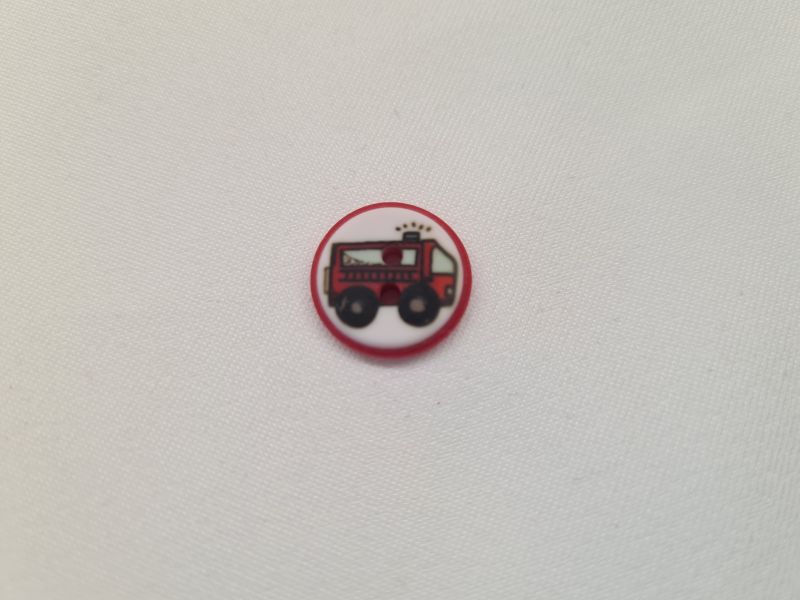 [830455] Knopf 15mm 2-Loch Feuerwehr