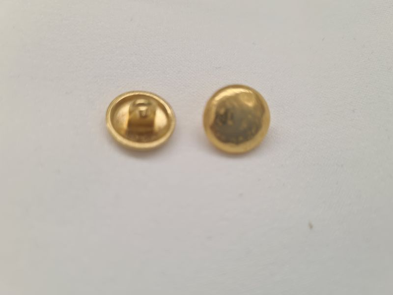 Knopf 11mm Öse Metall Uniformknopf Gold
